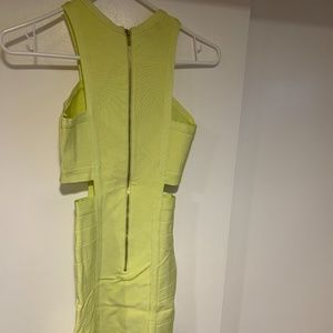 Neon bandage dress in XS